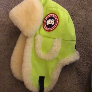 Canadian goose Sherpa pilot hat